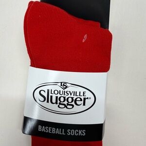 Louisville slugger, red Baseball Socks